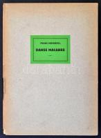 Masereel, Frans (1889-1972): Danse Macabre. Bern, 1941.  Herbert Lang, Sorszámozott 635/1000. 25 egé...