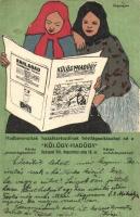 Külügy-Hadügy egyetlen magyar katonai hetilap reklámlapja. Budapest Népszínház utca 16. / Hungarian military newspaper advertisement s: Kovács (EK)