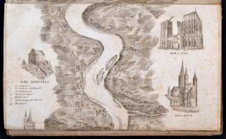 cca 1840 Ursinus, Jean: Panorama des Rheins von Mainz bis Cöln / Panorama of the Rhine from Mainz to...