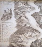 cca 1840 Ursinus, Jean: Panorama des Rheins von Mainz bis Cöln / Panorama of the Rhine from Mainz to...