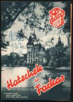 1932 Bp., Hatschek és Farkas Fotó és Optikai Szaküzletének képekkel illusztrált katalógusa, 110p