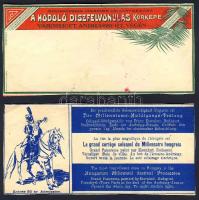 1896 Milenniumi hodoló díszfelvonulás számolócédula