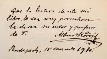 Kőrösi Albin: A spanyol irodalom története. Bp., 1930, Szent István-Társulat. Kiadói papírkötés. A s...