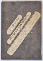 cca 1910 Nagy-Szeben (Sibiu, Hermannstadt) és környékének térképe,1:75.000, vászonra kasírozva,  38x...