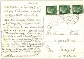 Delial, senza subire bruciature per abbronzare al sole / Italian sun cream advertisement card s: Boc...