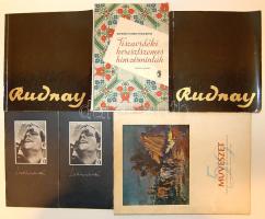 6 db művészeti könyv