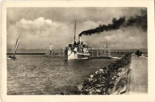 Siófok - 12 db MODERN városképes lap az 50-es évekből / 12 modern town-view postcards