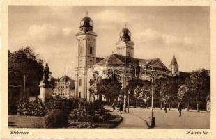 Debrecen - 9 db RÉGI városképes lap / 9 pre-1945 town-view postcards