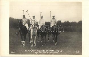 1924 Jeux Olympiques, Polo, Equipe des Etats-Unis / The Olympic Games, Polo, Team USA on horseback