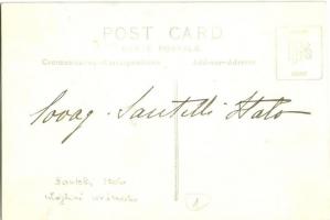 Lovag Santelli Italo világhírű vívómester tanítványokkal / Italo Santelli Italian fencer with his st...