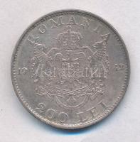 Románia 1942. 200L Ag T:2-  Romania 1942. 200 Lei Ag C:VF