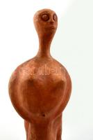 Kentaurnő, terrakotta, jelzés nélkül, hibákkal, m: 46,5 cm