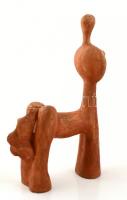 Kentaurnő, terrakotta, jelzés nélkül, hibákkal, m: 46,5 cm
