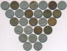 DN "Magyar Posta / Telefon Érme" (27x) telefonérmék. Szign.: Boldogfai Farkas Sándor T:2-3