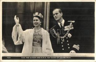HM The Queen Elizabeth II and HRH The Duke of Edinburgh (fl)