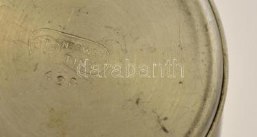 ITB Norvég ón egy, és két füles poharak, jelzett, m: 3,5 cm, d: 7 cm. / ITB Norway tinn cups, signed...