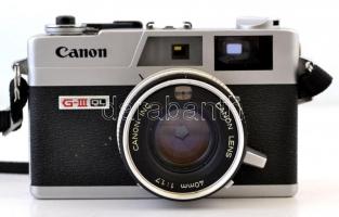 Canon G-III QL (Canonet QL17) fényképezőgép Canon Lens 40 mm 1:1.7 objektívvel, jó állapotban / Canon G-III QL (Canonet QL17) camera, good condition