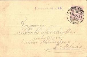 1899 Kretzschmar E. és társa "Attila kerékpárművek" üzletének reklámlapja. Budapest, Józse...