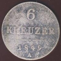 Ausztria 1849A 6Kr Ag T:3