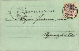 1899 Hortobágy, gulyás, csikós, delelő gulya és ménes, gulyaitatás, gémeskút, híd, László Albert kia...