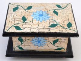 2 pakli Piatnik francia kártya, adóbélyeggel + nem teljes kártyapakli adóbélyeggel, fa dobozban