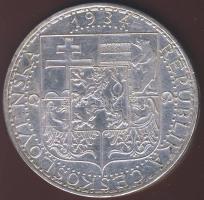 Csehszlovákia 1934. 20K Ag T:1/2
