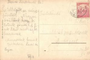 1918 Seregélyes, Csendőr laktanya, Klein Bernát üzlete és saját kiadása