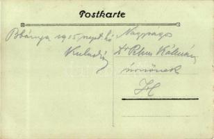 1915 Besztercebánya, Banska Bystrica; Kisgyerek játékokkal / child with toys, photo