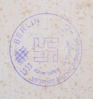 1943 10 éves hatalomátvételi ünnepség, a karzaton német birodalmi vezetőkkel, köztük Joseph Göbbels-...