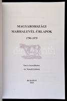 Dr Németh Kálmán: Magyarországi marhalevél űrlapok 1790-1975, 502 old. / Cattle pass forms in Hungar...