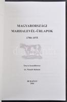 Dr Németh Kálmán: Magyarországi marhalevél űrlapok 1790-1975, 502 old. / Cattle pass forms in Hungar...