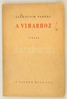 Jankovich Ferenc: A viharhoz. Versek. Bp., [1939], szerzői (Szalay). A szerző által Kárpáti Aurél (1884-1963) író, költő részére dedikálva. Papírkötésben, jó állapotban.