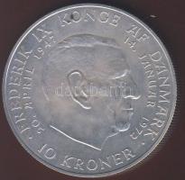 Dánia 1972. 10K Ag "Margrethe és Frederik" T:1/2