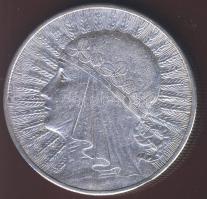 Lengyelország 1932. 10Zl Ag T:2+