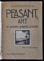Peasant art in Sweden, Lapland & Iceland. London, Paris, New York, 1910, The Studio. Újrakötött műbőr kötés.