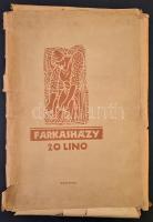 Farkasházy Miklós (1895-1964): 20 lino mappa. Linómetszet, papír,  jelzett, 35×26 cm (20×), összesen...