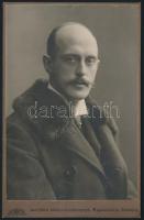 Max von Schillings (1868-1933) német karmester, zeneszerző és színházigazgató kabinet fotója. Karl Lützel fotó / Original photo of conductor, theatre director Max von Schillings. 11x17 cm