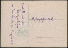 1917 I. Konstantin (1868-1923) görög király és neje, Zsófia királyné (1870-1932), porosz királyi her...