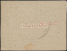 1920 Belépőjegy Szamuely László (1897-1920), a Vörös Hadsereg politikai megbízottja, Szamuely Tibor ...