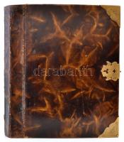 Szerdahelyi Kálmán (1829-1872) a Nemzeti Színház színészének fényképalbuma, Halála után felesége Pir...