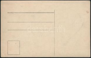 cca 1914 Katonák indulnak a frontra / Soldiers on the way to the field. 9x14 cm