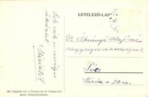 Budapest IX. Tompa utca, Ferenczy kávéház, Schmidt Gyula üzlete