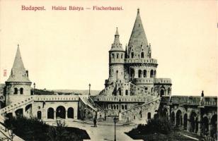 Budapest - 8 db RÉGI városképes lap / 8 pre-1945 town-view postcards