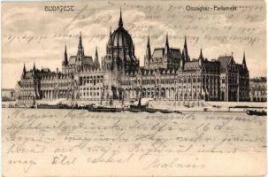 Budapest - 8 db RÉGI városképes lap / 8 pre-1945 town-view postcards