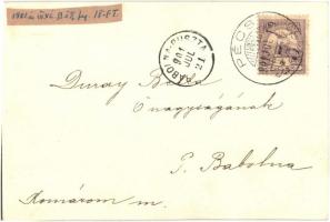 A pécsi Zsolnay porcelángyár francia nyelvű szecessziós reklám művészlapja / Zsolnay a Pécs, Hongrie...