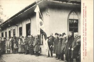 1910 Budapest XIV. Zugló, Szent Antal Kápolna felszentelése; Dr. Kohl Medárd püspök, Dr. Bárczy István polgármester és neje