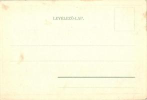 Magyar Lucifer Banktól Ezer Korona, Krampusz / New Year greeting card, Hungarian bank note, Krampus