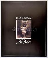 Szász Endre (1926-2003) grafikus aláírása prospektusban