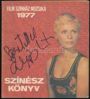 1977 A Film Színház Muzsika Szénész Könyve aláírásokkal (Ruttkai Éva, Bessenyei Ferenc, Dayka Margit, stb.)