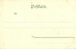 Gorizia, Görz; Via Sta. Chiara / street view with the castle in the background